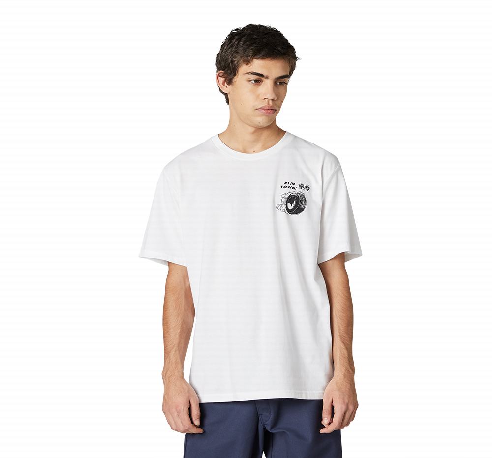 Camiseta Converse AUTO REPAIR SHOP Homem Branco 854730IBY